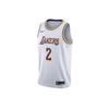 NBA Basketball Jersey Tank Top, Summer Breathable, Fan Edition, Lonzo Ball No. 2 Men Tops White AA7101-100