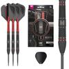 Target Darts Scope Steel Tip Swiss Point Tungsten Dart Barrel Steel Tip Darts Red Black Professional Dart Set with Swiss Points Tools Darts, 90% Set,