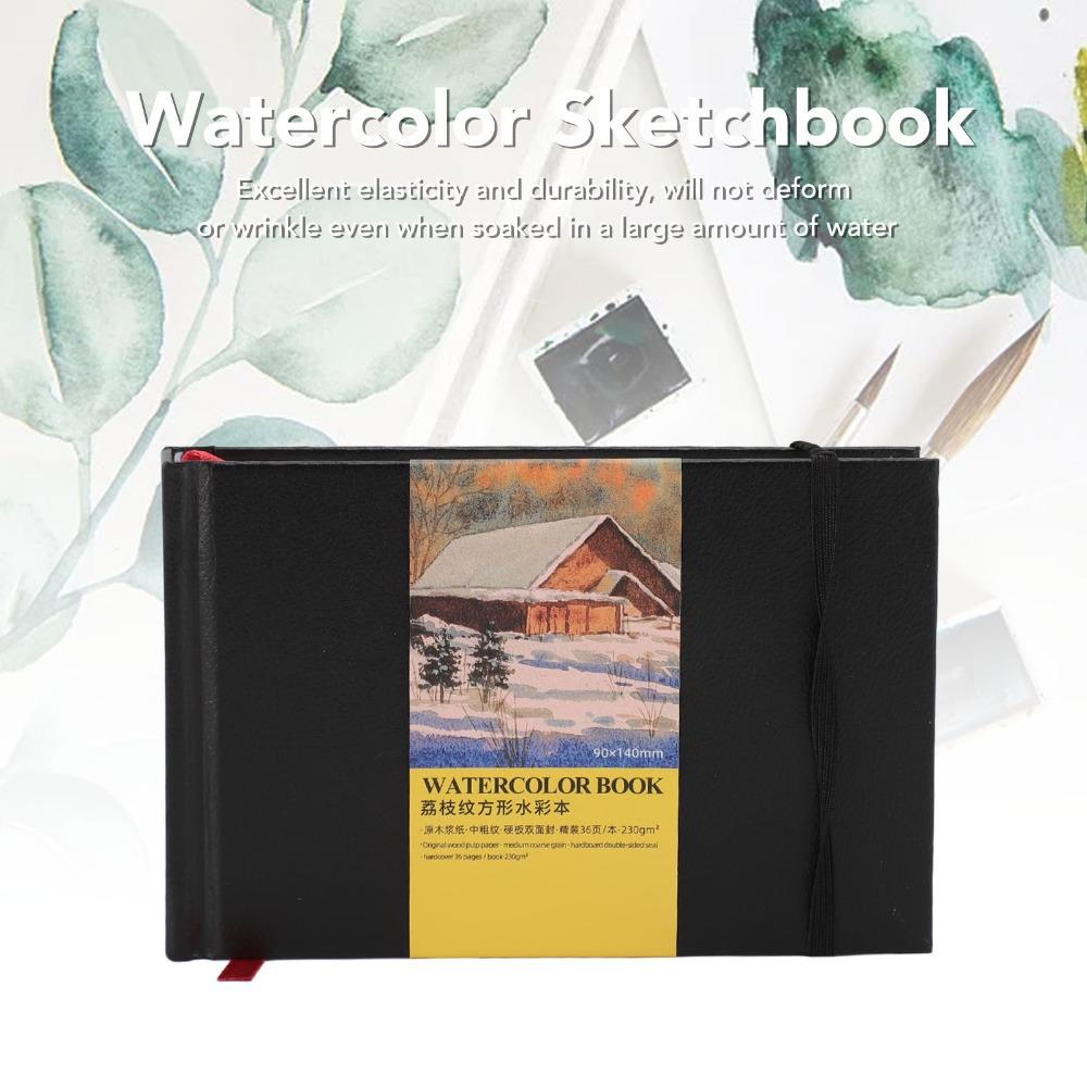 Lychee Grain Texture Watercolor Paper Notebook 230gsm Thick Art Paper Daily Graffiti Practice