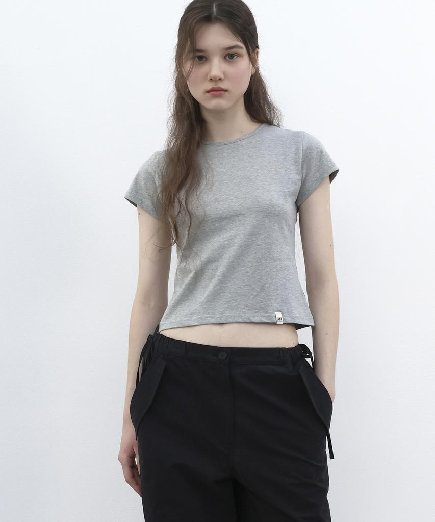 SO IR Crop T-Shirt - Gray