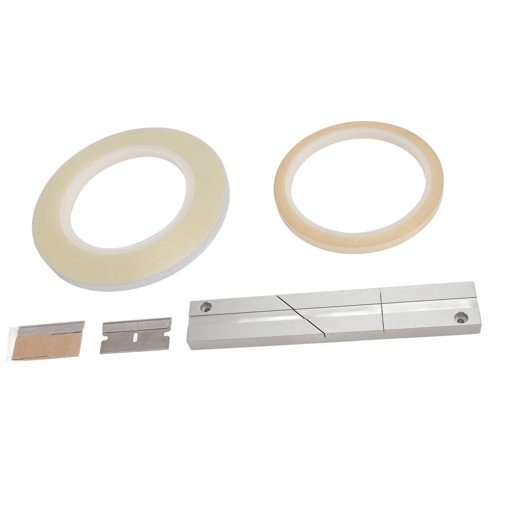 14 10 Inch Splicing Block Kit Aluminum Alloy Open Reel Tape Media with Splicing Tape Leader Tape