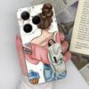 For Huawei Honor Magic5 400 Pura 80 Pro Ultra Phone Cover Beautiful Girls Patterns Transparent Slim Silicone Anti Fall Housing For Huawei Bumper Shell