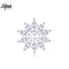 Jinse Pearl Snowflake Brooch: Elegant Cross-border Fashion Accessory for Women