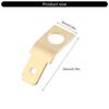 100pcs Brass Solderless Wire Connectors Male Spades rings Crimps Electrical Supplies Brass Quick Disconnect Adapters set