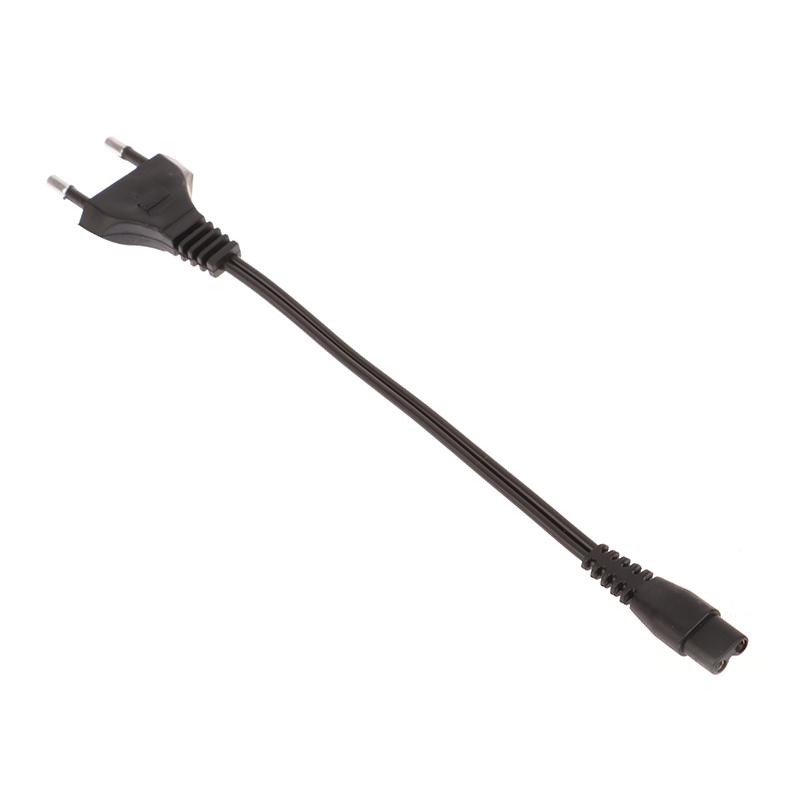 Black Eu 220V Ac Dual Hole Charging Cord Universal For Rechargeable Strong Light Flashlight 1101 1106 1108