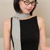 Geegee Mini Star Cotton Scarf - Grey