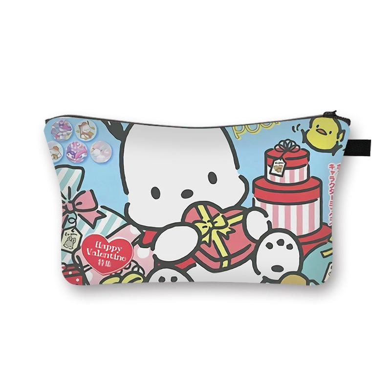 Лето 2023 Новый Стиль Sanrio Милый Сладкая Девочка Косметичка Мультяшная Студенческая Сумка для Хранения Оптом