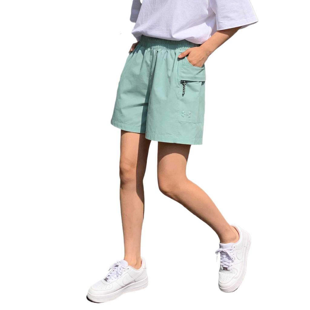 Under Armour Explor Hike Tech Эластичный Пояс Однотонные Спортивные Шорты Женские шорты 6009565-477