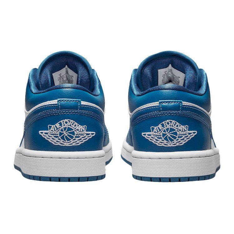 Air Jordan 1 Low Marina Blue Women Sneakers White Dark-Marina-Blue DC0774-114