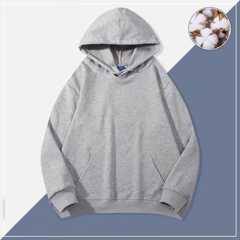 Zirunking Абсолютно новые унисекс уличные толстовки осень и весна с капюшоном пуловер двухсторонний хлопок с длинным рукавом верхняя одежда KEXINM