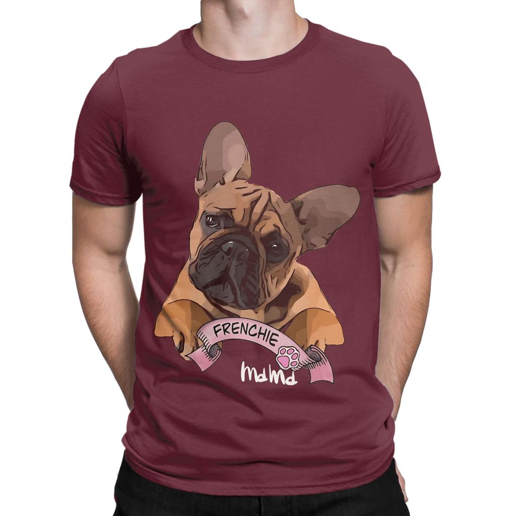 Frenchie French bulldog lovers gift Graphic Funny 100 Cotton TShirt French Bulldog Tees Tops For Unisex