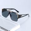 Новые роскошные мужские солнцезащитные очки большого размера, брендовые дизайнерские солнцезащитные очки для женщин, модные квадратные солнцезащитные очки с градиентом