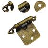 10 Pieces Self Closing Hinges Metal Flush Mount Kitchen Cabinet Door Hinges