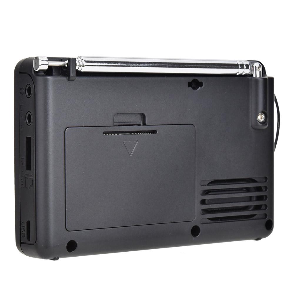 HRD-603 Портативное радио AM/FM/SW/BT/TF Карманное радио USB MP3 Цифровой рекордер Поддержка TF-карты