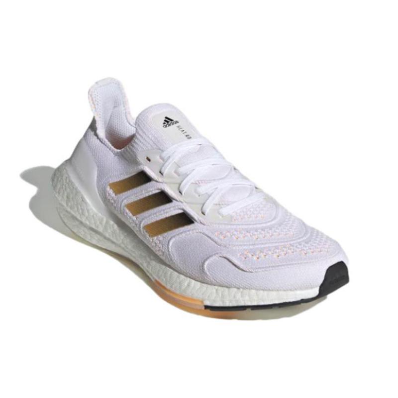adidas Кроссовки UltraBoost 22 Heat.RDY 'Белый / Ярко-оранжевый' GZ0129