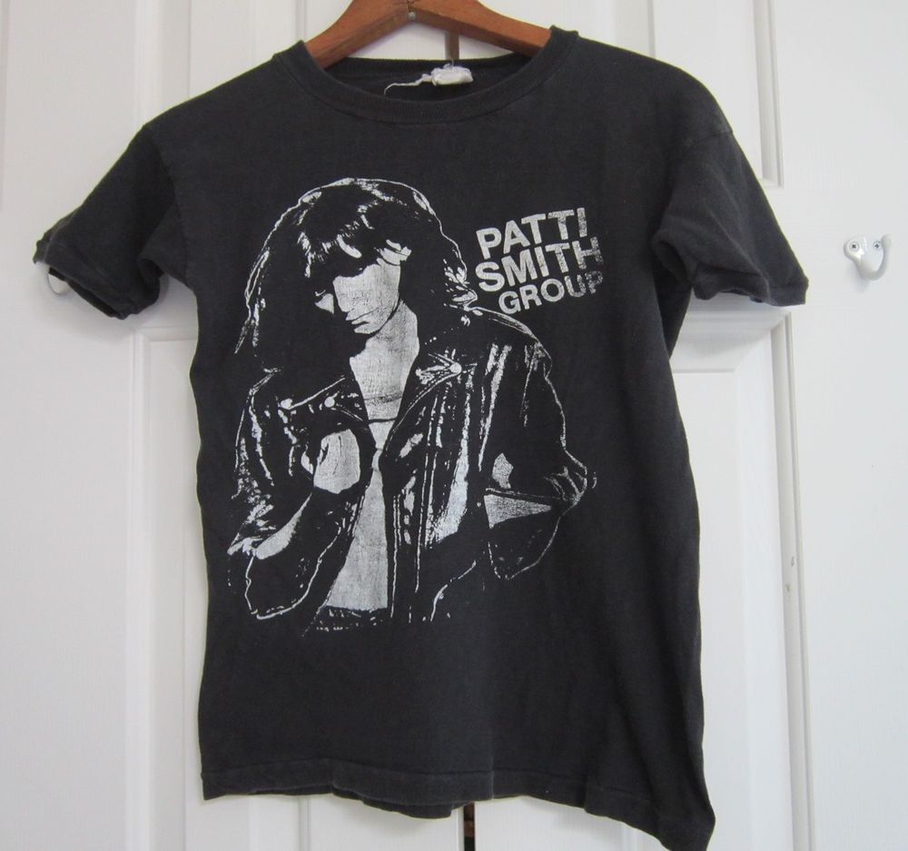 Patti Smith Black Short Sleeve Cotton T-shirt Unisex S5XL Reprint VN1494