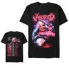 Summer Aborted Cotton Band Shirt Unisex Summer Short Sleeve Fashion Brand Tee Luxury Casual Vintage