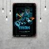 MINISO Металлические таблички Tron настенный декор Винтажные жестяные таблички Капитан Металлический постер Декор для бара паба клуба Настенное украшение