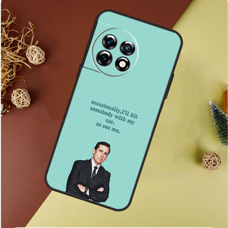 Майкл Скотт The Office Для OnePlus 13 13R 12 12R 11 9 10 Pro 8T 9RT 10T 10R Nord 4 CE 2 3 Lite N20 N30 Чехол для телефона