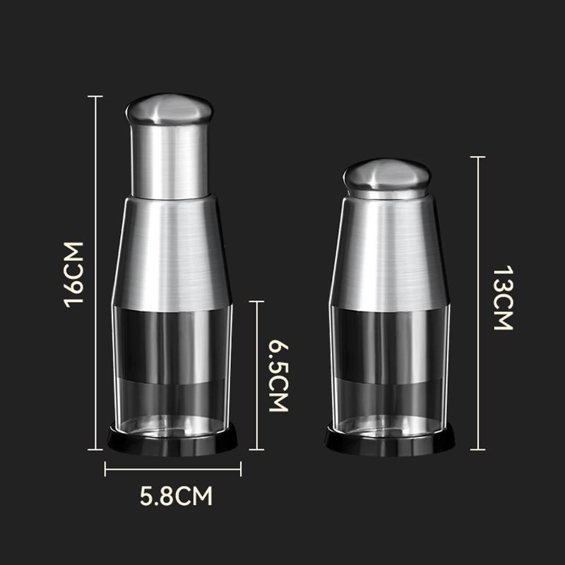 304 Stainless Steel Garlic Press Crusher Kitchen Gadget Cooking Vegetables Ginger Squeezer Masher Handheld Ginger Mincer Tools