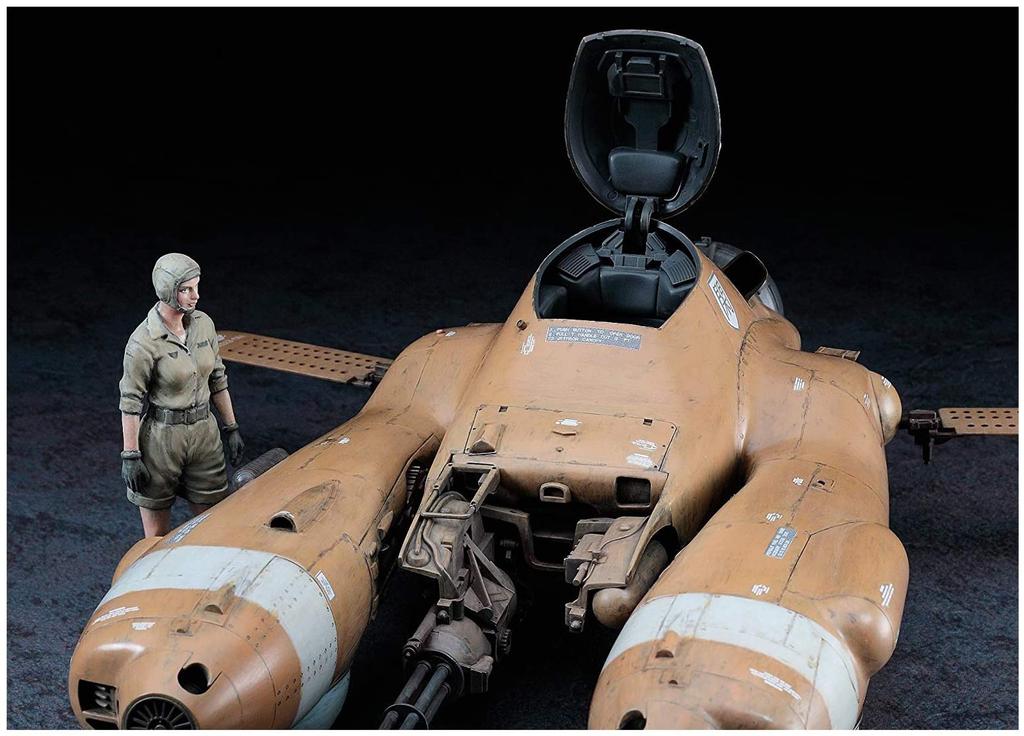 Hasegawa Машинен Кригер Бронированный Истребитель Фальке Пластиковая Модель в Масштабе MK01 Антигравитационный Pkf.85 1/20