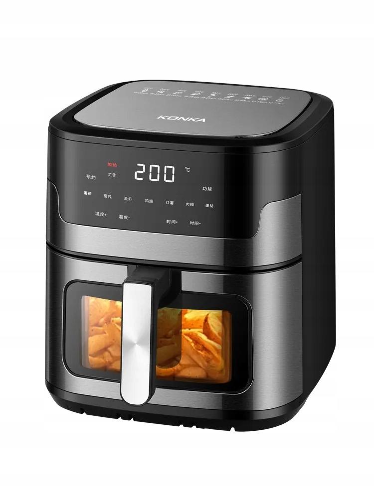 Fat-Free Fryer 5.5L 1500W Large Air Fryer Oven Xl Window 60Min