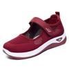 Summer New Women's Shoes, Breathable Walking Shoes, Velcro Casual Shoes