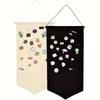 1 шт. Тканевая доска для демонстрации значков, Настенный органайзер для коллекции значков и медалей, Декоративная доска для значков, Не требует электричества для хранения