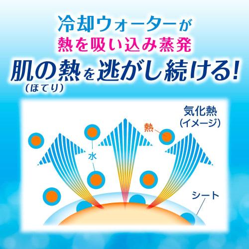 [.co.jp Only] [Bulk Purchase] Can Also Be Used To Prevent Heatstroke! Biore Cold Towel Set of 3 (set of 5 X 3) Unscented