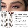Makeup Water-based Waterproof Eyebrow Tattoo Sticker Authentic 6D Hair-like Eyebrow False Eyebrows