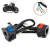 New Motorcycle Handle Bar Left Right Switches Horn Turn Signal Headlight Electric Start Handlebar Controller Switch Universal