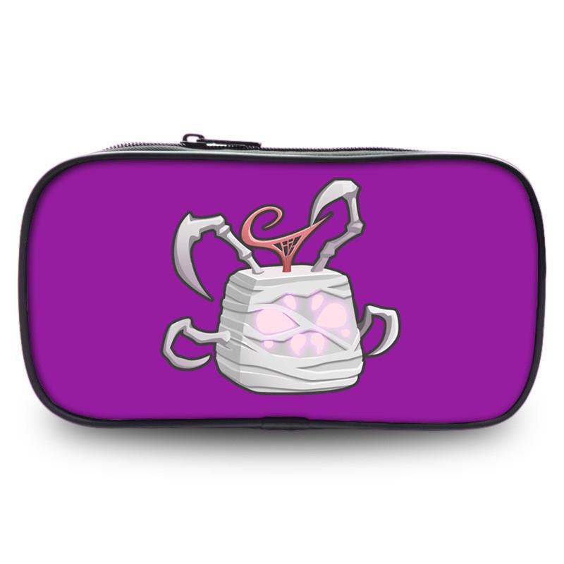 Прочный полиэстеровый пенал Blox Fruits Roblox для студентов с большой вместимостью