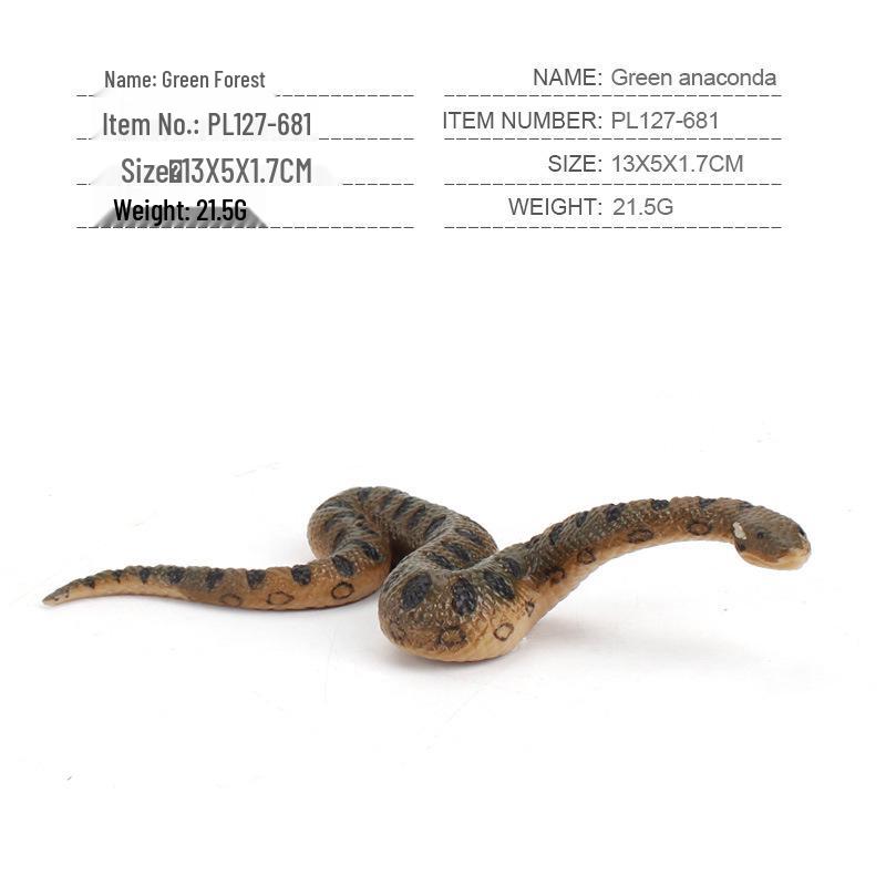 Children's Wild Animal Simulation Snake Toy Model