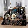 3D Плед Skibidi Toilet Speakerman Cameraman TVman, Мягкий Плед для Дома Спальни Кровати Дивана, Покрывало для Путешествий, Подарок Ребенку