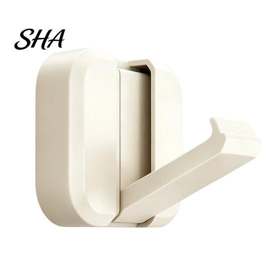 Renters Friendly Hooks Over The Door Hanger Hooks, Foldable No Drilling Adhesive Coat Rack, Invisible Space Saving Organizer, for Coats Bags