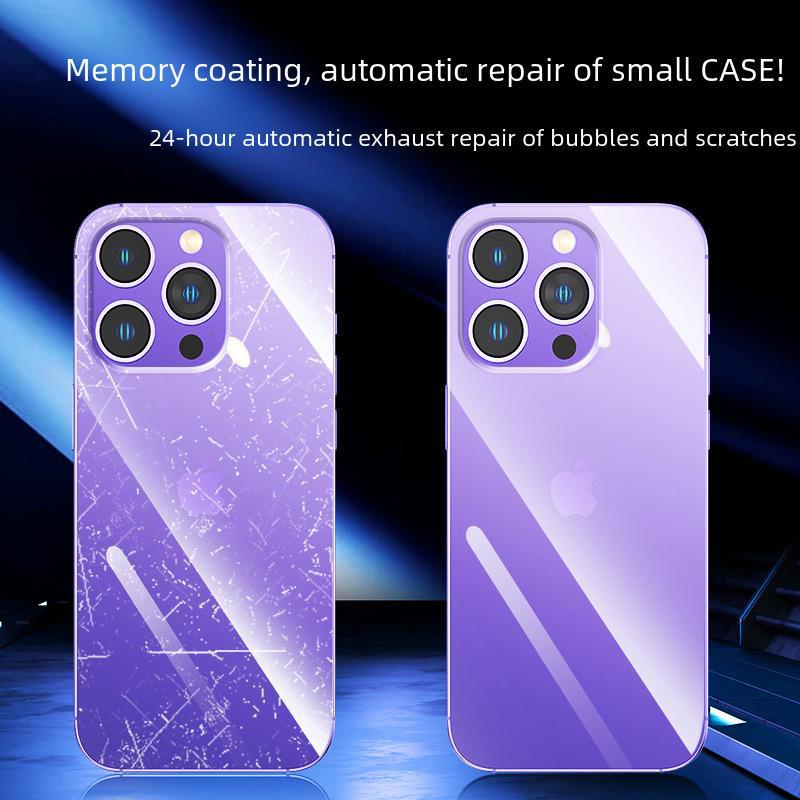 Универсальная гидрогелевая пленка для Apple iPhone 11-15: Ударопрочная, Защищающая от падений, Взрывозащищенная мягкая пленка