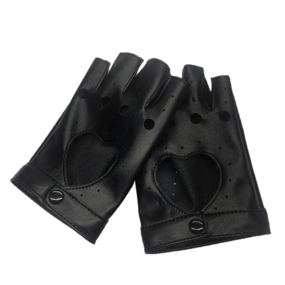 Женские и мужские танцевальные варежки, варежки для косплея, перчатки с пятью пальцами, перчатки из искусственной кожи, женское платье для вождения