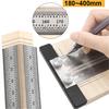 Прецизионная измерительная шкала из нержавеющей стали, линейка, ручка, аксессуар для деревообработки
