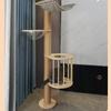 Solid Wood Cat Tower Toy Condo Large Cat Nest Scratching Platform Hammock Climbing Game Stand Kitty Scratching Post Pet Products
