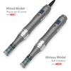 Dr.Pen M8W Перезаряжаемая ручка с микроиглами для мезотерапии, набор для ухода за кожей с 12 шт. картриджами, роликами для дермы, MTS, профессиональное устройство для салона красоты