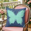 Denim Patch Cushion Cover Soft Plush Throw Pillow Cover DoubleSided Decorative Cushion Case Sofa Bedroom Home Decor