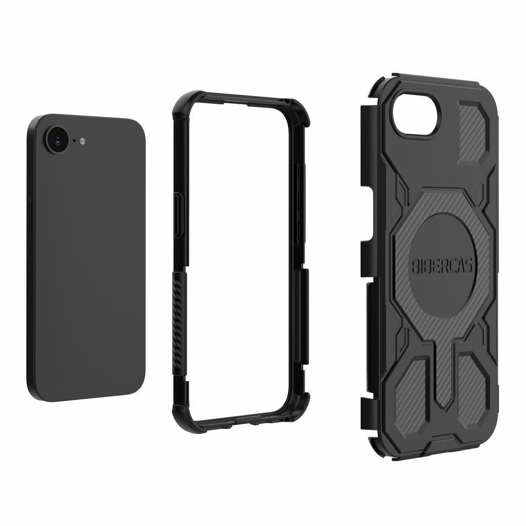 Серия BIBERCAS J-16 Для iPhone 16e Чехол Совместимый с MagSafe Противоударный ТПУ+ПК Чехол для телефона