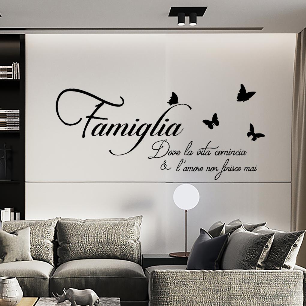 Наклейка на стену Гостиная Буква Наклейка на стену Спальня ПВХ Английские слова Декор Домашнее украшение
