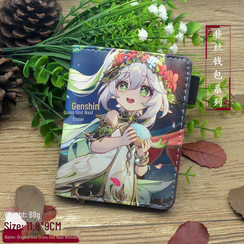 Кошелек с аниме-игрой Genshin Impact — высококачественный периферийный продукт