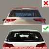 1Pc Car Rear Roof Spoiler Wing For VW Golf 5 6 7 8 MK5 MK6 MK7 MK8 Hatchback Rear Tail Wing Bodykits Tuning Black ABS
