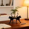 Desk Storage Display Rack Dog Shape Flower Pot Holder Cute Flowerpot Tray  Home