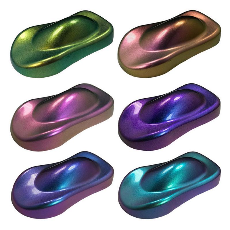 Пигмент-хамелеон, пудра с блестками для ногтей, жемчужная пудра, маникюрные советы, украшения, автомобильные поделки, краска, пигмент, косметическая игрушка