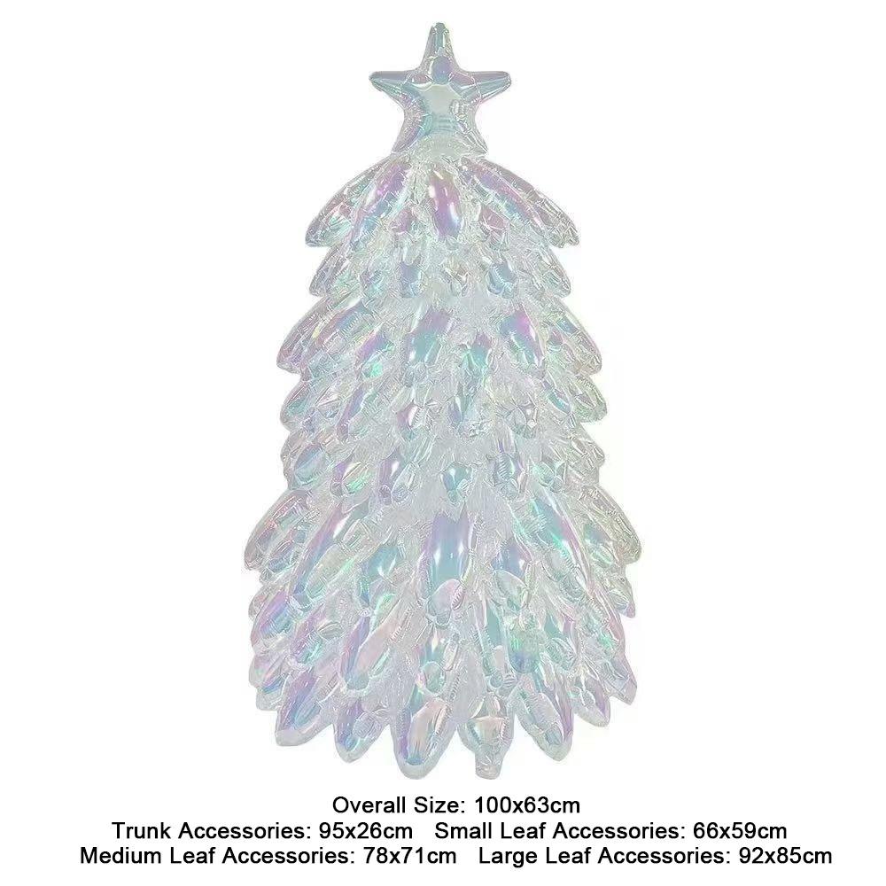 DIY Large Inflatable Balloon Aluminum Film Christmas Tree Balloon  Seasonal Celebrations