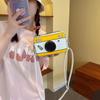 Personalized camera bag 2025 new Korean version fashion color matching trend ins Internet celebrity women messenger box bag pu