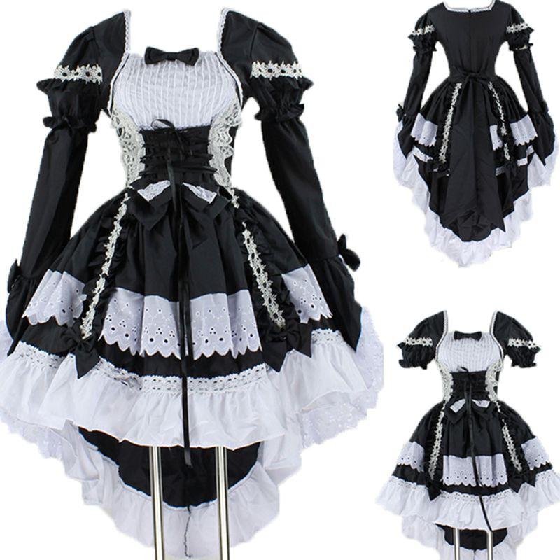 Beautiful Women's Lolita Princess Maid Dress With Anti-allergy Material And Flattering Fit